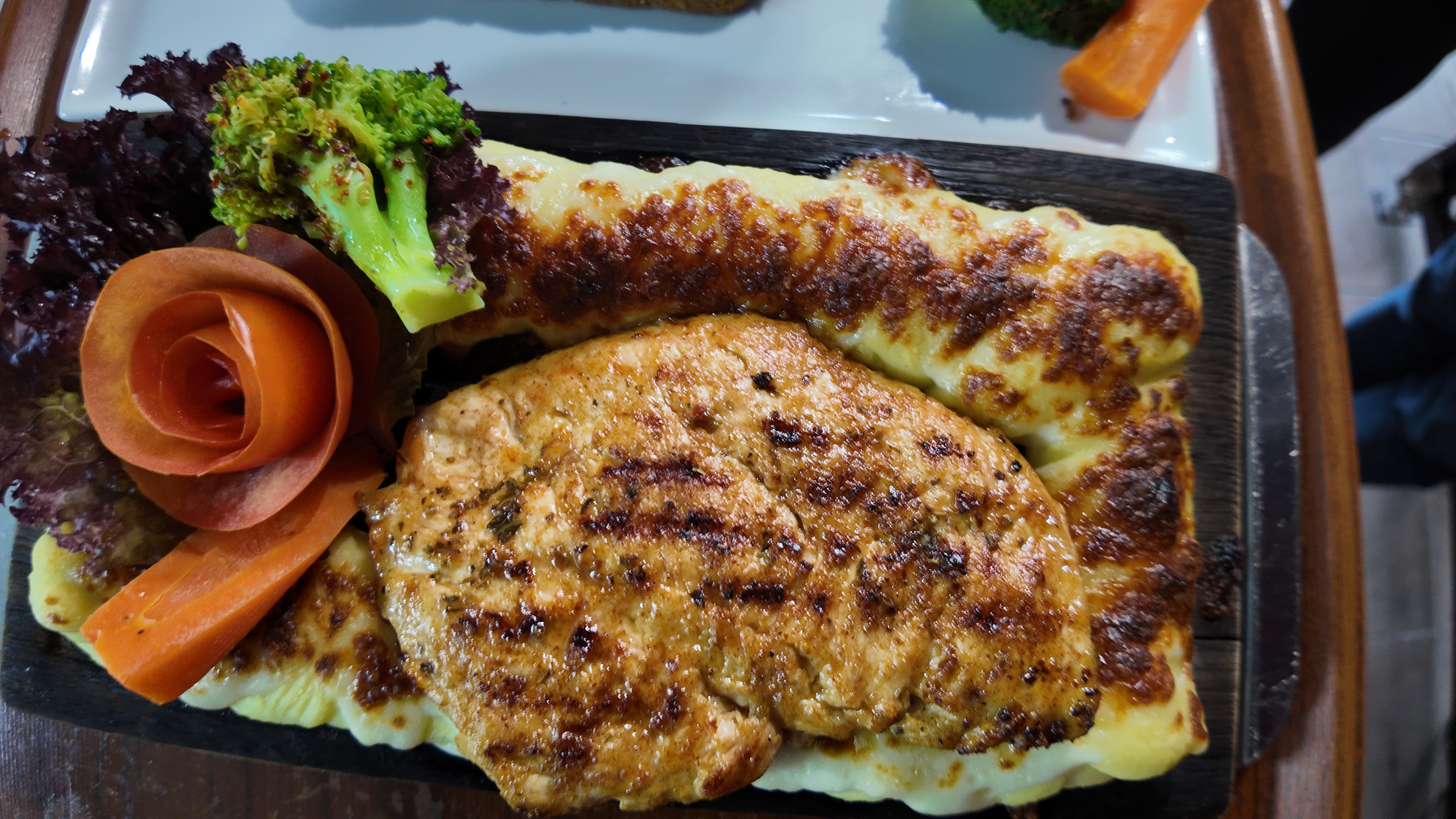 chicken plank steak