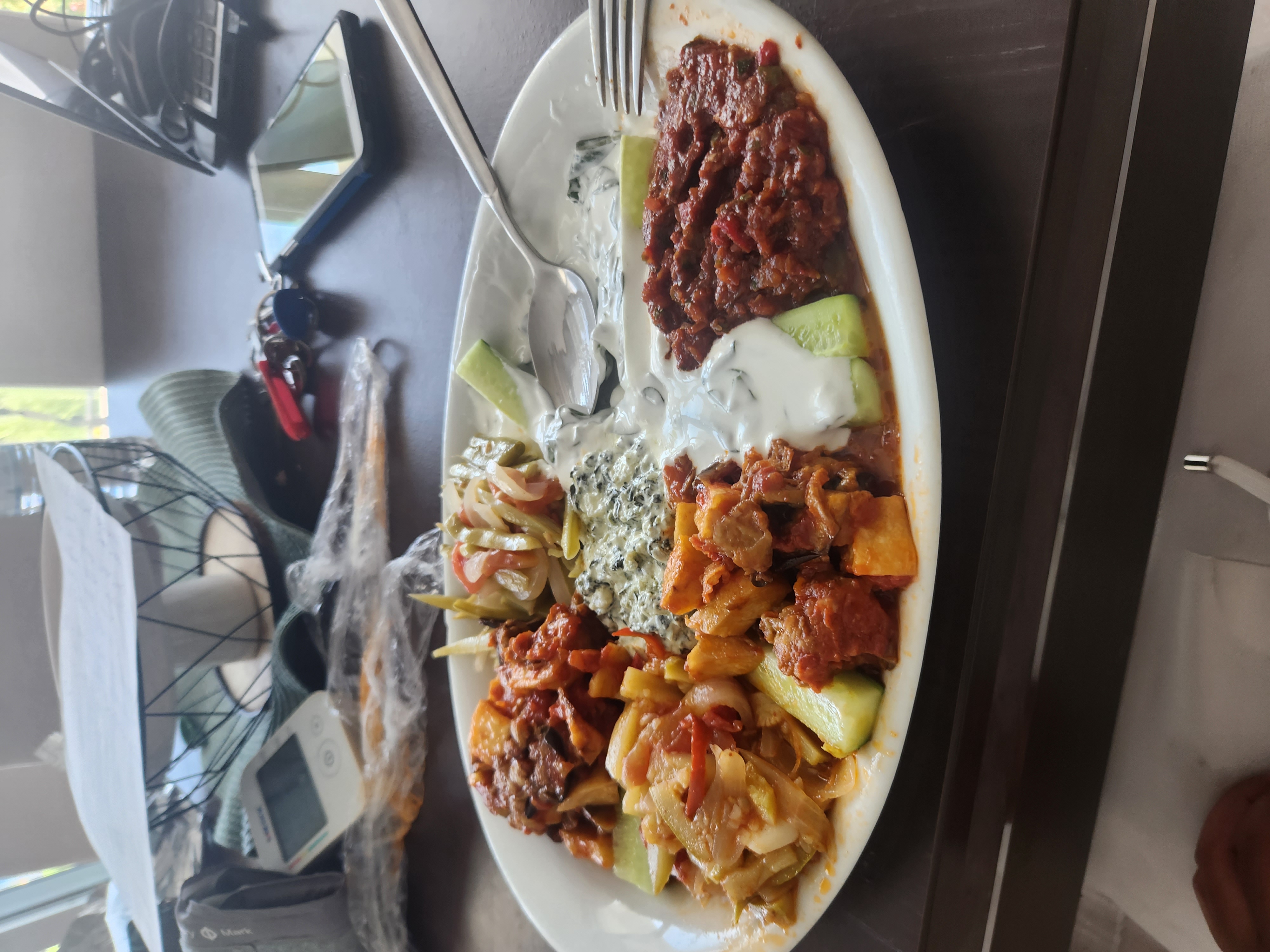 Mixed meze plate