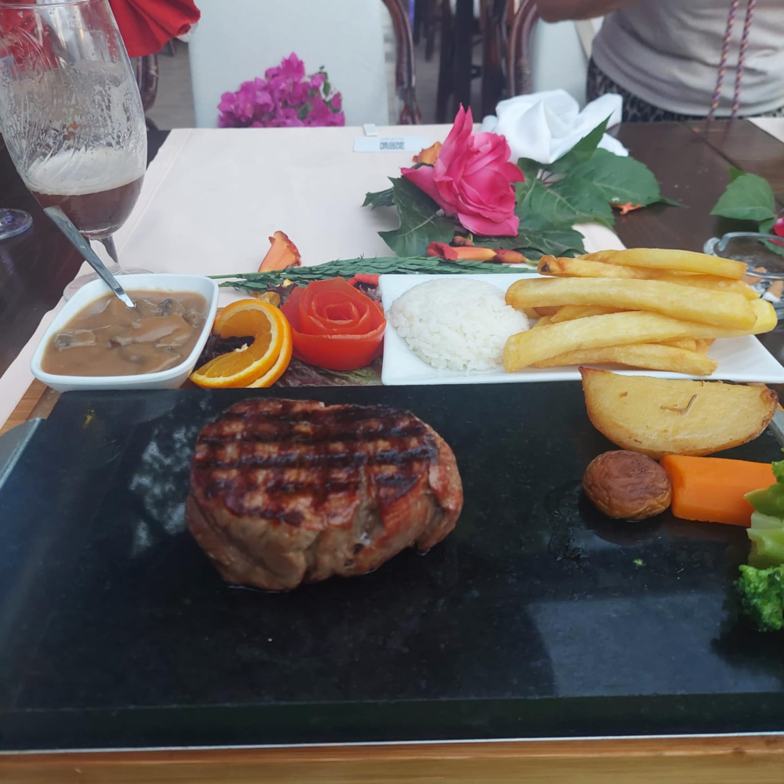 Gorgonzola steak